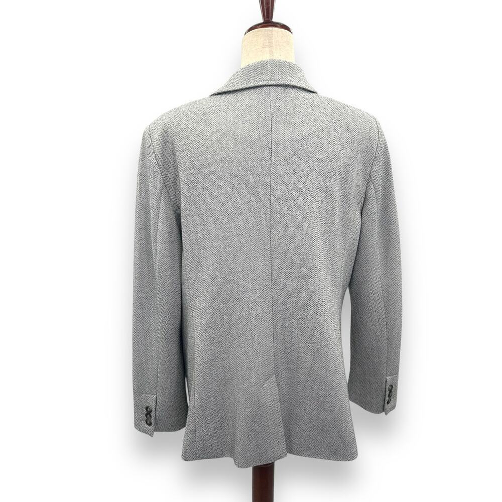 LOFT Light Gray Single-Button Blazer Jacket - image 7